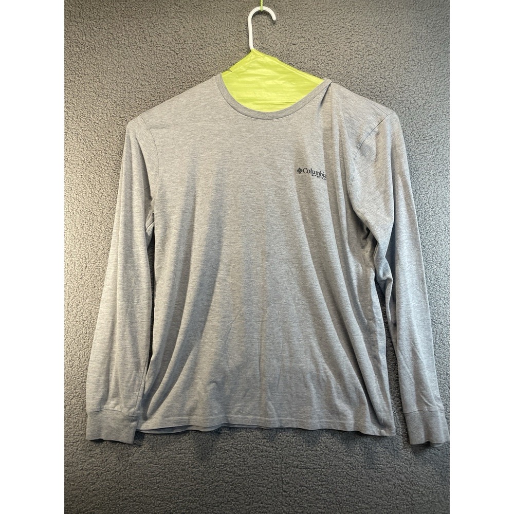 Columbia PFG Performance T Shirt Mens Size XL Gray Short Sleeve Casual - Picture 1 of 6